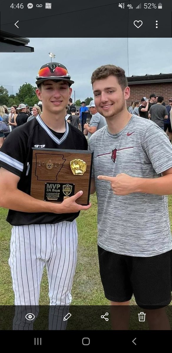 davy_edmonds's tweet photo. 2022 @AR_Sticks /Woodlawn SS/RHP @CaleEdmonds  2A Championship game MVP..proud of you kid @Brewsterc29  @WoodlawnSports @JayLupo81 @CoachKBo_HTP @RRainwater1037 https://t.co/5XbBlaucD6