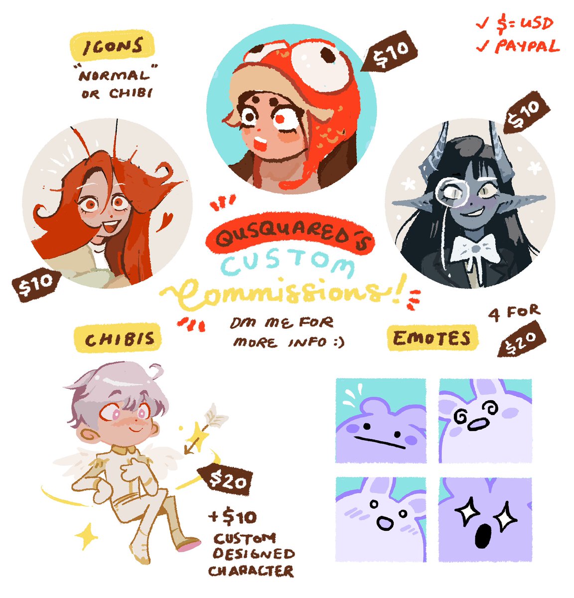 hello! i'm in need of some money so i thought i'd open some flash commissions 💦 dm me if interested. any retweets are also much appreciated! 

#commissionsopen
