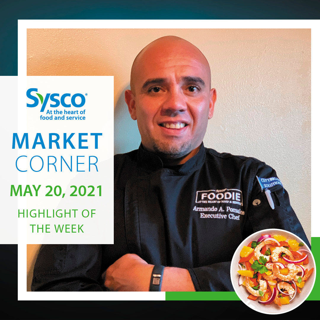 Sysco Market Corner is your go-to source for today’s commodity market. Click the link to see our trends report on vegetables, seafood, and poultry.  syys.co/3eLt3Vv