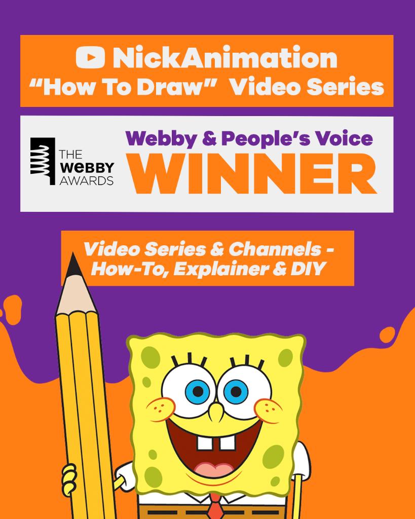 NickAnimation's tweet image. Thankful to work with such talented and generous artists who were always willing to share their time and tips! 

Thank you @TheWebbyAwards for this honor and thanks to all the awesome fans who watched our videos! 💛🙏