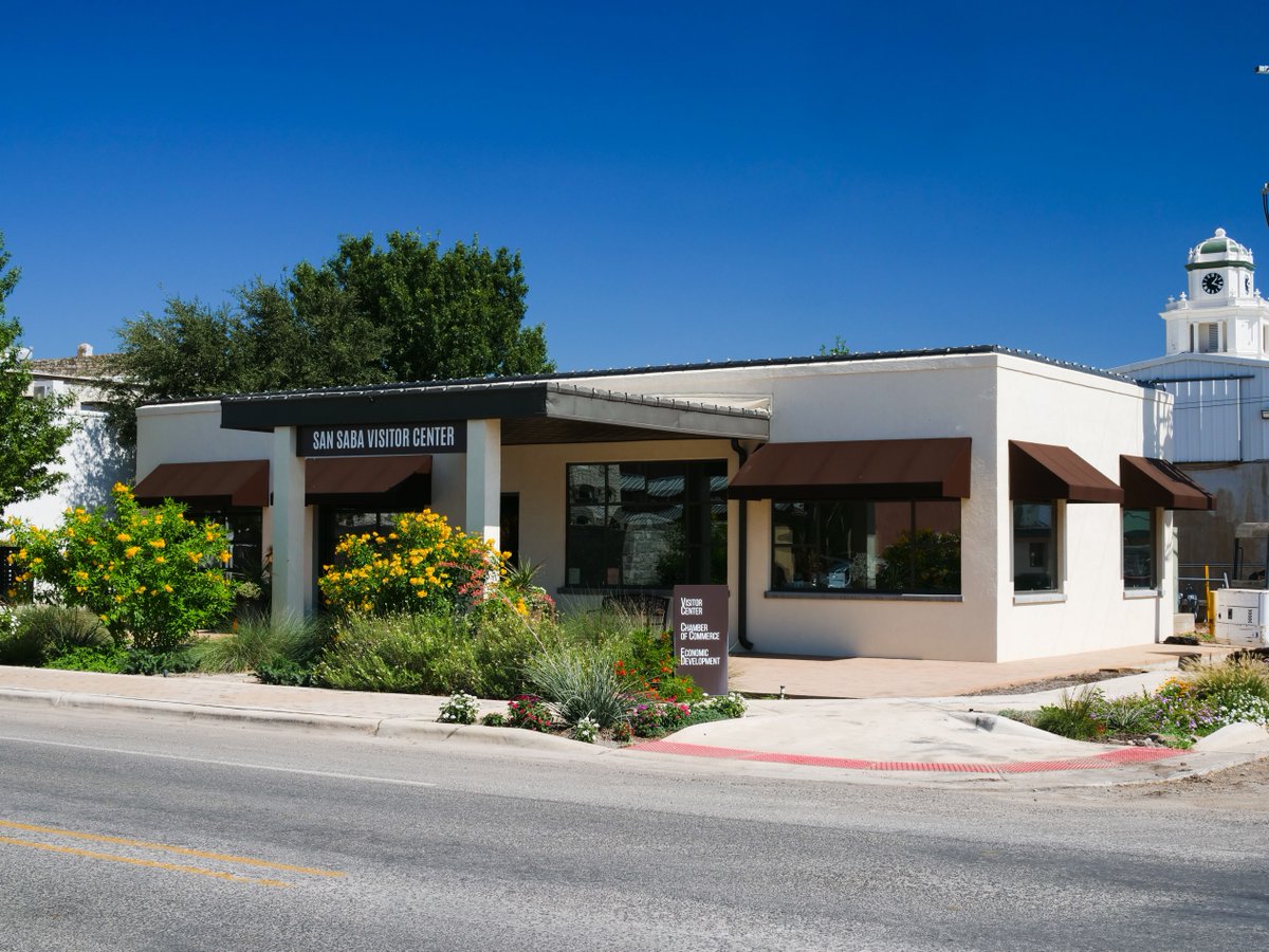 VisitSanSaba's tweet photo. Start any stay in San Saba with a stop by our Visitor’s Center – the best place to connect with the community and discover things to do in and around the Pecan Capital! #visitsansaba #texastravel #exploretx https://t.co/xjUyJCe6Ql
