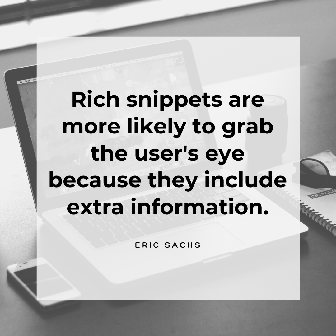 EricSachs_SEO's tweet image. #richsnippets usually can be found on a search listing just below the meta title/description. #Google will use these rich snippets to increase the #SERP listing. Research has shown that users are more likely to click on #richresults than non-rich results.