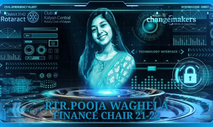rckalyancentral's tweet image. Introducing Rtr Pooja Waghela
Finance Chair of RC of Kalyan Central
For the year 2021-22

Regards - RC of Kalyan Central
#corerelease 
#changemakers
#core21-22
#teamkalyancentral