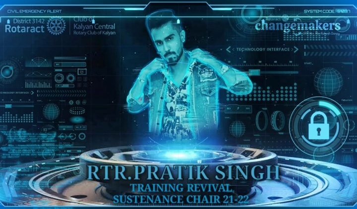 rckalyancentral's tweet image. Introducing Rtr. Pratik Singh
Training Revival Sustenance Chair of RC of Kalyan Central
For the year 2021-22

Regards - RC of Kalyan Central
#corerelease 
#changemakers
#core21-22
#teamkalyancentral