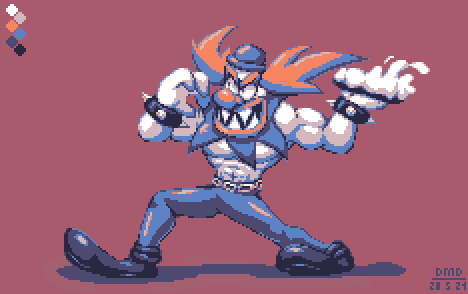 DangerDMD's tweet photo. Bonker

#clayfighter #pixelart #ドット絵 https://t.co/MXnmvZa0BR