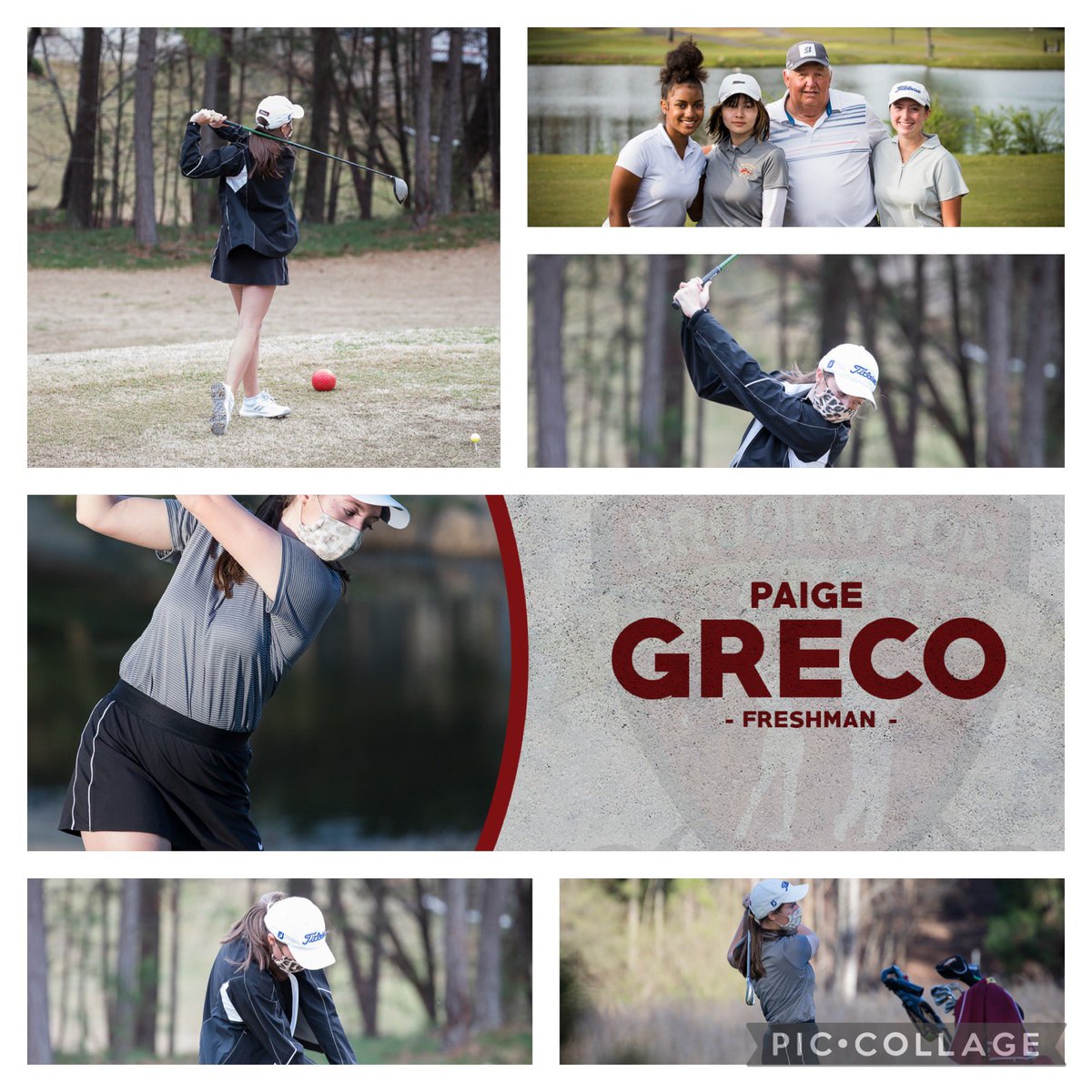 PaigeGreco5's tweet photo. This season has been amazing! The progress I’ve made this season with short game has helped me so much on the course. The coaches constantly supported the team and we we will miss them since many of them are retiring. Thank you so much for your positively and advice! https://t.co/qCuXzoP7tU