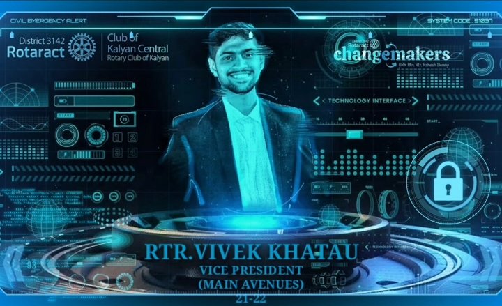 rckalyancentral's tweet image. Introducing Rtr Vivek Khatau
Vice President ( Main Avenues ) of RC of Kalyan Central
For the year - 2021-22

Regards - RC of Kalyan Central
#corerelease 
#changemakers
#core21-22
#teamkalyancentral