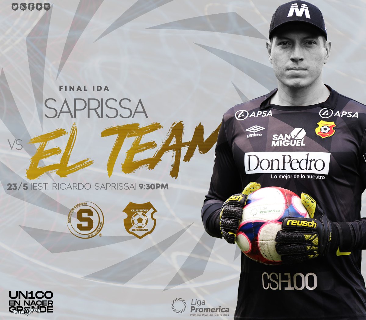 csherediano1921's tweet photo. Próximo juego ❤💛

Final Ida

🆚 Deportivo Saprissa
🏆Torneo Clausura 2021 Liga Promerica
🏟 Estadio Ricardo Saprissa
📆 Domingo 23 de Mayo
⏰ 9:30 p.m.

#SomosElTeam #GrandeSeNace #Clausura2021 #CSHAPP https://t.co/1pbQykLbHX