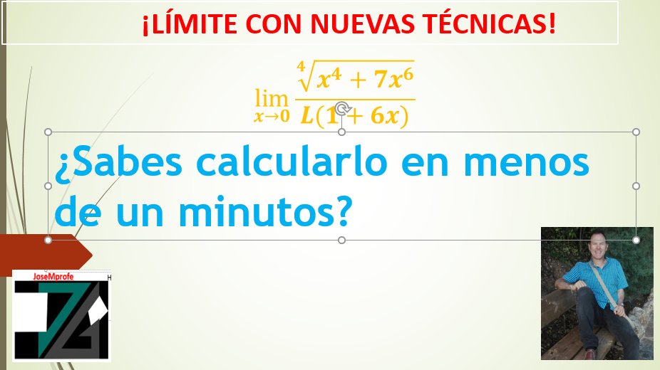 jmgdar4's tweet photo. LIMITE CON NUEVAS TÉCNICAS (BACHILLERATO-UNIVERSIDAD) #JoseMprofe https://t.co/AdkRSbelo9 a través de @YouTube
#limites #cálculo #matemáticas https://t.co/blBkZc4zrt