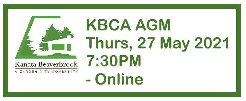 KBeaverbrook's tweet photo. The 2021 KBCA Annual General Meeting will be held on Thursday, May 27, 2021, online -> "Google Meet". Will include annual review and call for new projects and volunteers

Google Meet info: info@kanatabeaverbrook.ca https://t.co/7s7wDihuXH