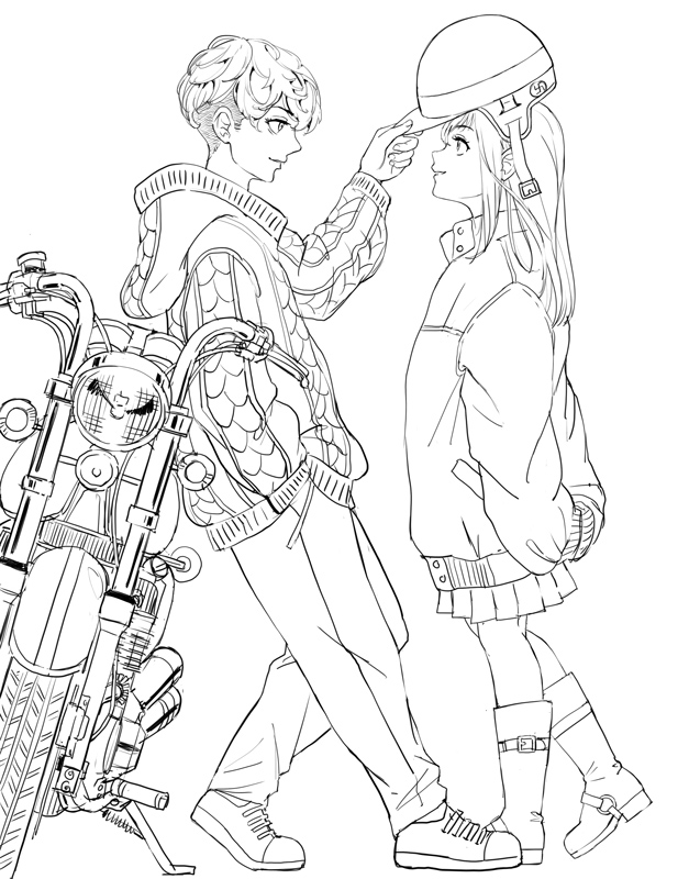 Albyeee 王守義 Safety First A Wip For A Commission Based On Tokyo Revengers Which I M Watching The Anime Of It I Think I Might Start With The Manga Too 松野千冬 Noriko