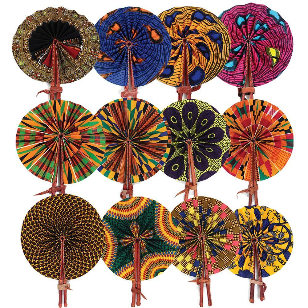 shadesofafricaj's tweet photo. Excited to share the latest addition to my #etsy shop: 12 African Print Folding Fans, 9" long, When unfolded, it is 12" Long (Set) https://t.co/NZZnj71BBT #fabric #folding #sunshade #africanprint #church #work #party #kenteprint #jamaica https://t.co/AmggBmOA6u