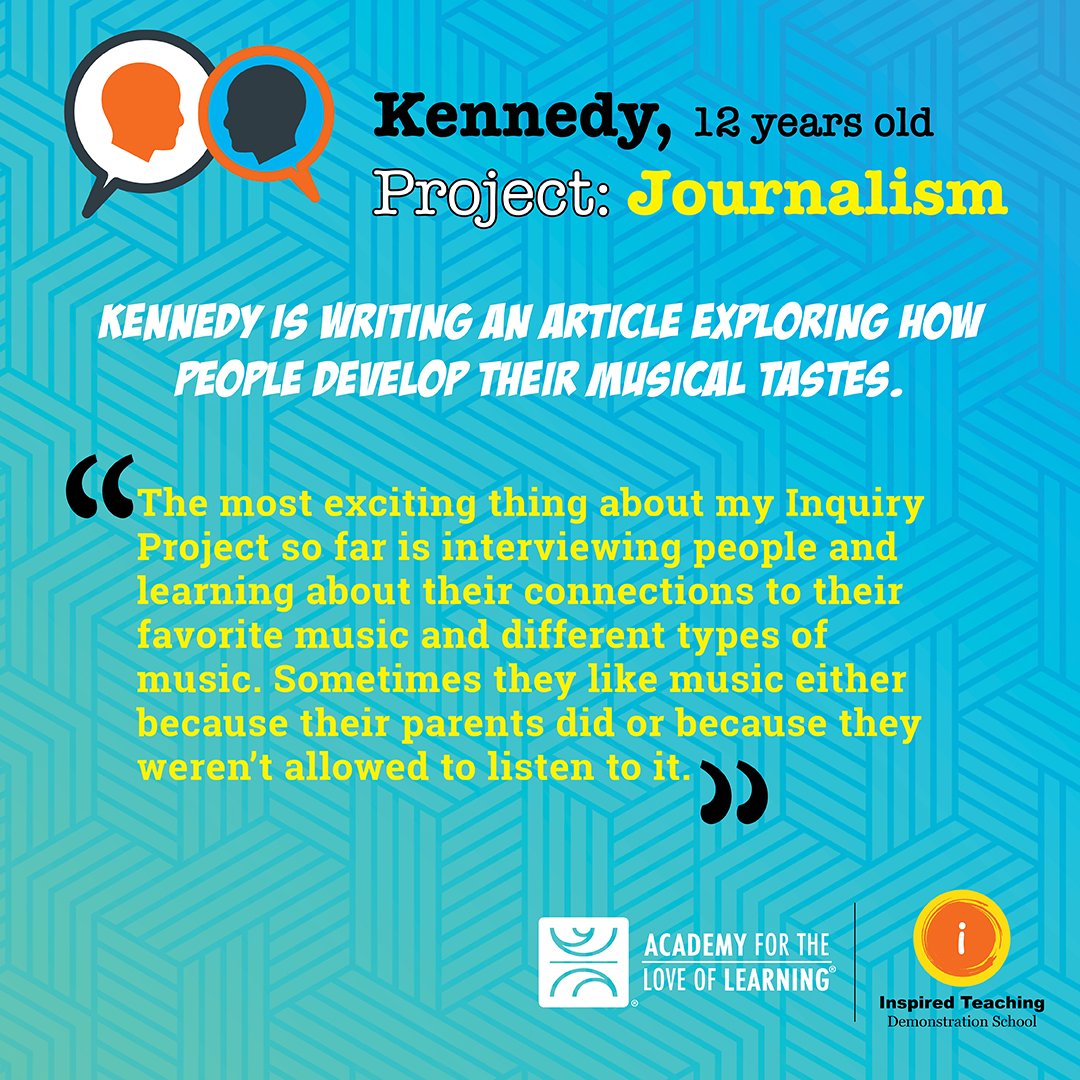 AcademySantaFe's tweet image. 🌍Kennedy, 12 years old 
#inquiryed #whatislearning #lrnchat #edchat #projectbasedlearning #mentorship #journalism