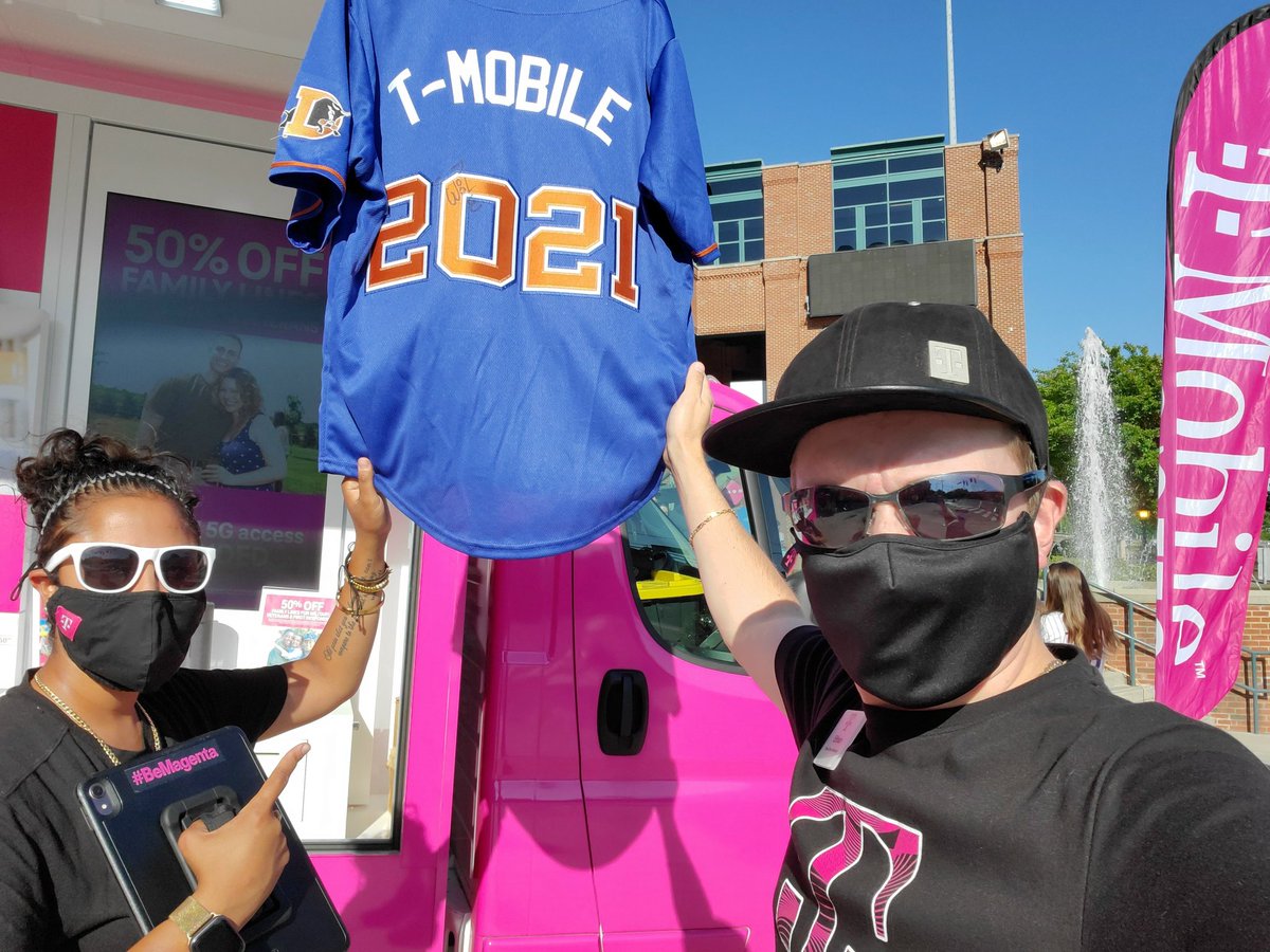 T-Mobile got its own Jersey from the Bull City!!! We love our community and they love us!!! #BeMagenta  #TMobileTruck #TruckLife <a href="/DurhamBulls/">Durham Bulls</a> @TMobileTruckRAL <a href="/GrandelSam/">Sam Grandel</a> <a href="/otishumphreys/">Otis Humphreys</a> <a href="/jackhjohnson/">Jack Johnson</a> <a href="/richgarwood/">Rich Garwood</a> <a href="/JonFreier/">Jon Freier</a>
