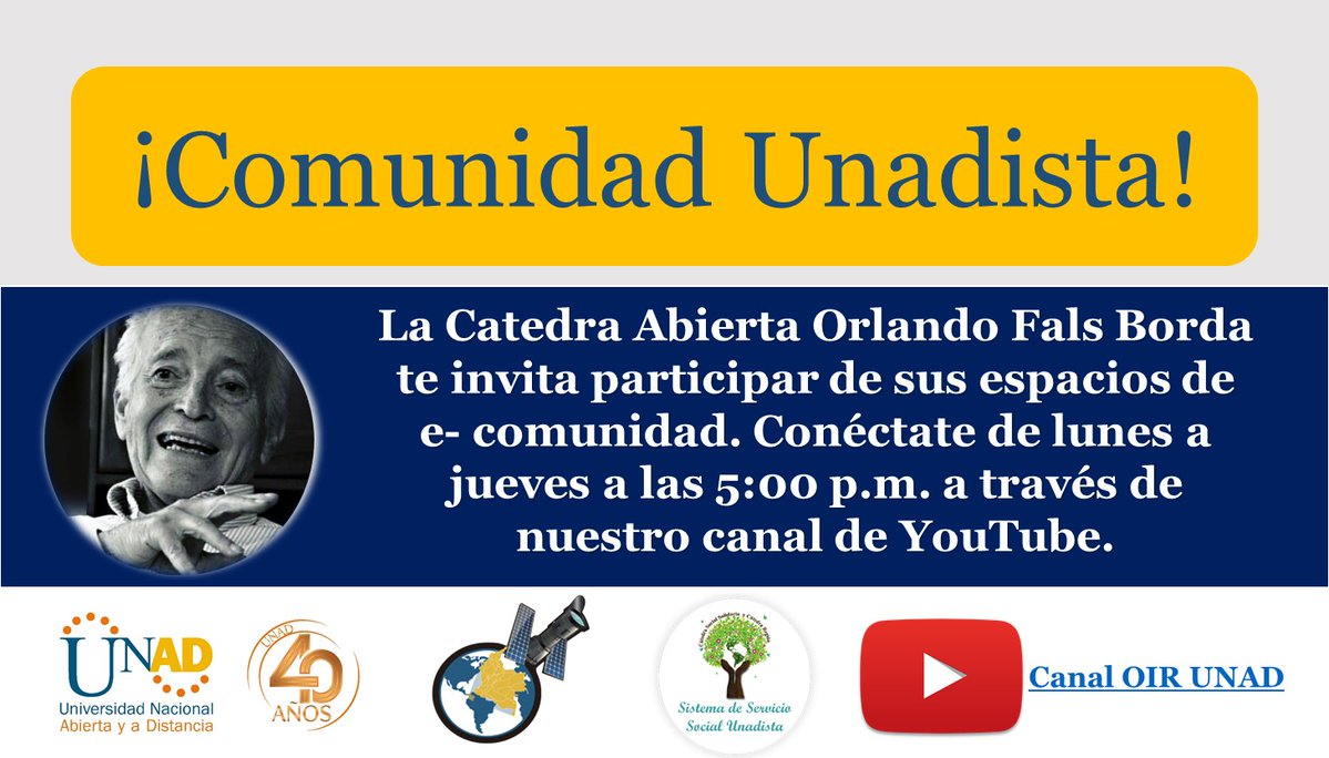 El OIR de las Regiones UNAD tweet media