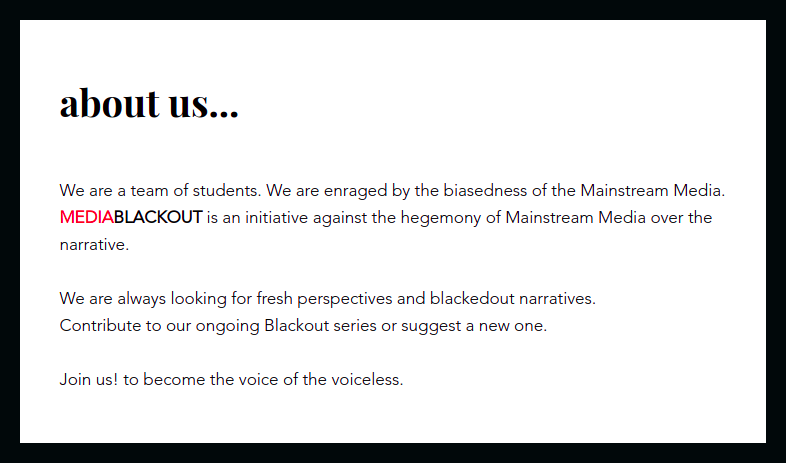 MediaBlackout's tweet photo. Join us to become the voice of the Voiceless!
#MediaBlackout https://t.co/1W144HZib1