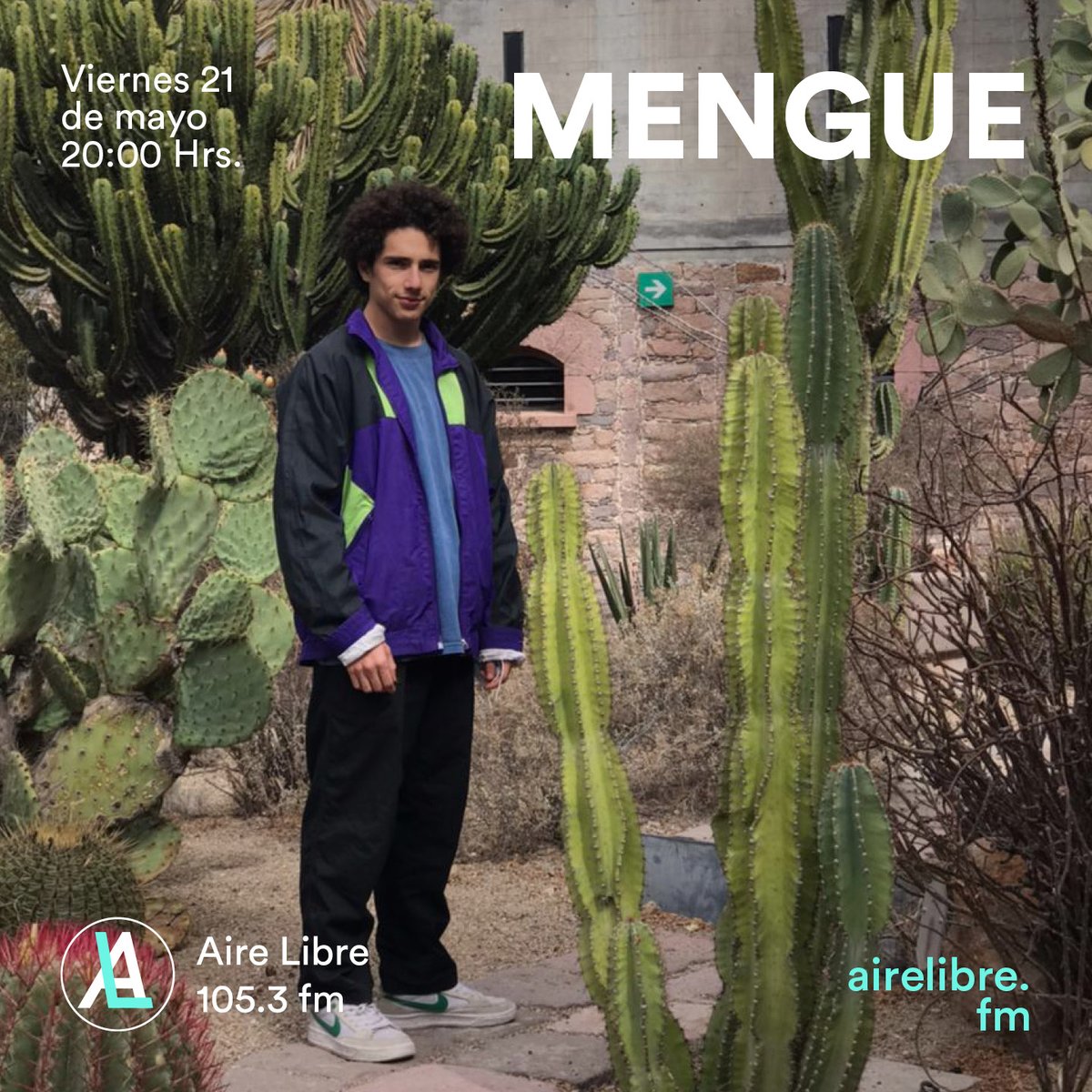 airelibre_fm's tweet photo. A las 8 PM sintonicen en el 105.3 FM o https://t.co/J0KeYYwKUG a #Mengue, que nos traerá un DJ Set que irá desde deep house y nu disco hasta acid house y todo esto sonará desde vinilos #LaRadioDeLaCDMX https://t.co/wAdN7AzrEZ