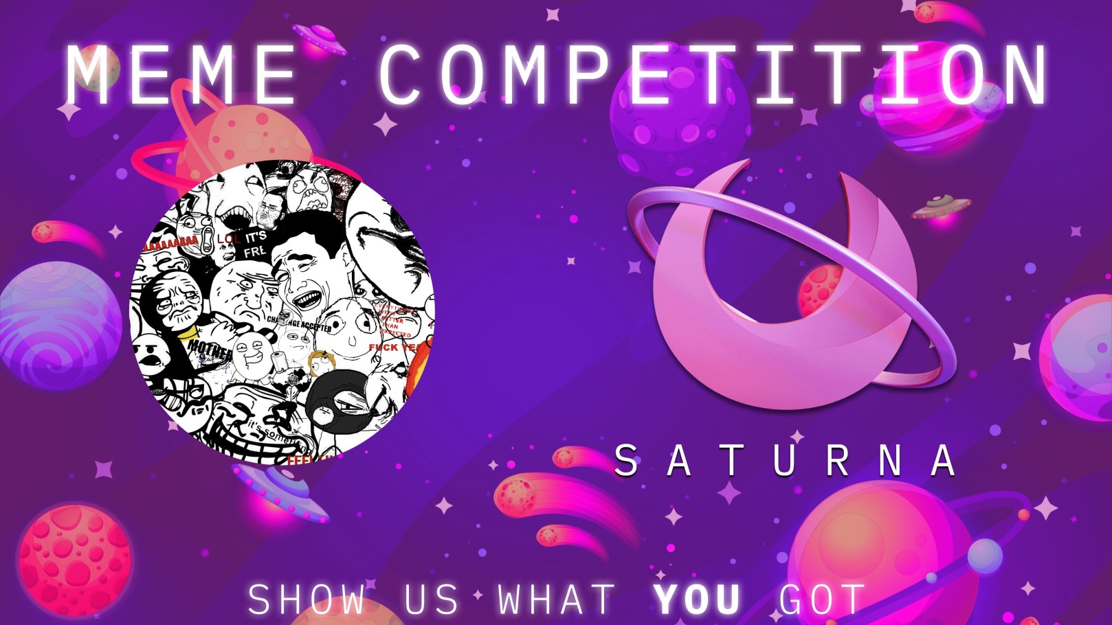 SaturnaToken 🌕 on Twitter "Our meme contest is LIVE! 30,000,000,000