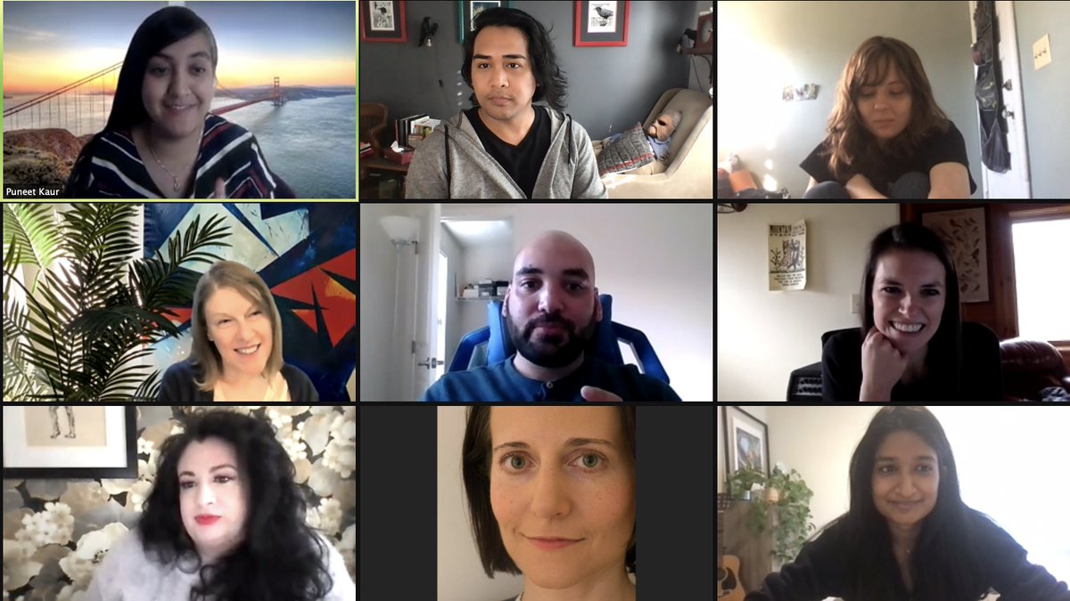 In honor of #10yearsofshine and #pandemiclife this year, we hosted a few extra virtual sessions! Thanks to all those that participated and joined in the #groupcrit and #zoomhangout sessions this past month!