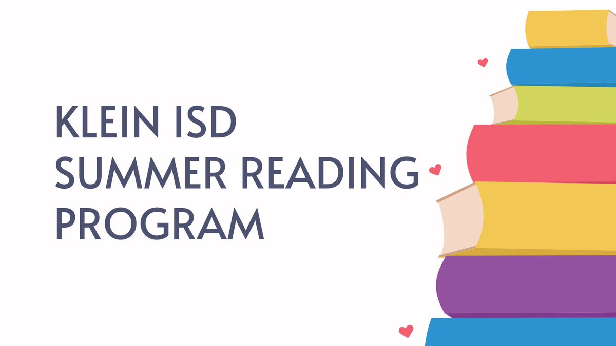 KleinLibraries's tweet photo. Avoid the summer slide! Have your student read 20 minutes a day, read to your student daily, listen to audiobooks, and of course visit the @KleinISD Reading Express! The Summer Reading Program will begin on June 1st! https://t.co/OdzyqCLrVp https://t.co/R4PCi7Jiyq