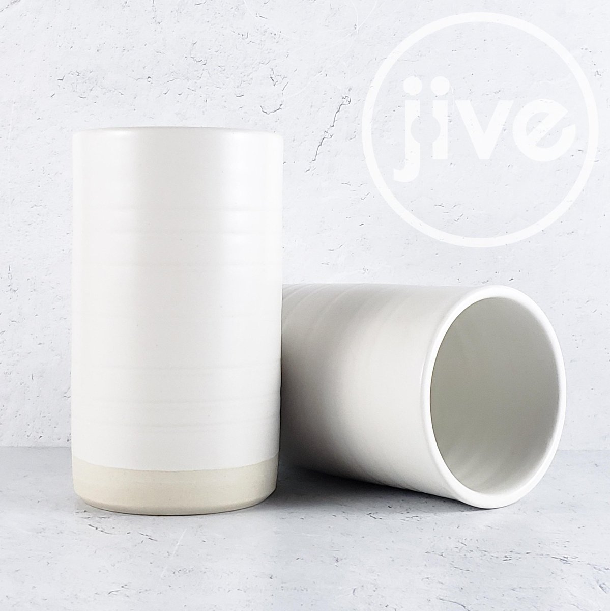 jivepottery's tweet photo. Stocked these new Tumblers at @theFORDstudios this morning, and this afternoon there are only 6 left. You can still order them, but delivery will take 4 weeks if they are out of stock.   Check them out at https://t.co/Ohypr6hGKi!

#pottery #ceramics https://t.co/rvtu74Bsrp