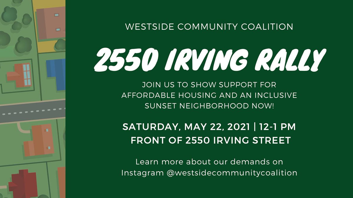 bestsidesf's tweet image. Rally to Support Affordable Housing in the Sunset!
mailchi.mp/50294740a55a/r…