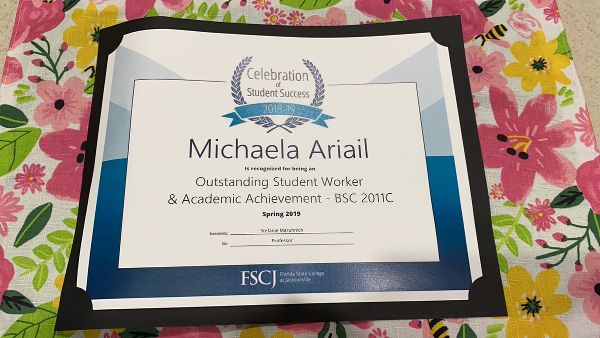 MichaelaPage_95's tweet photo. &amp; just because I’m so damn proud of myself &amp; deserve to brag, here’s my other work &amp; academic achievement award☺️🎉 https://t.co/S2Nbn6Bk20