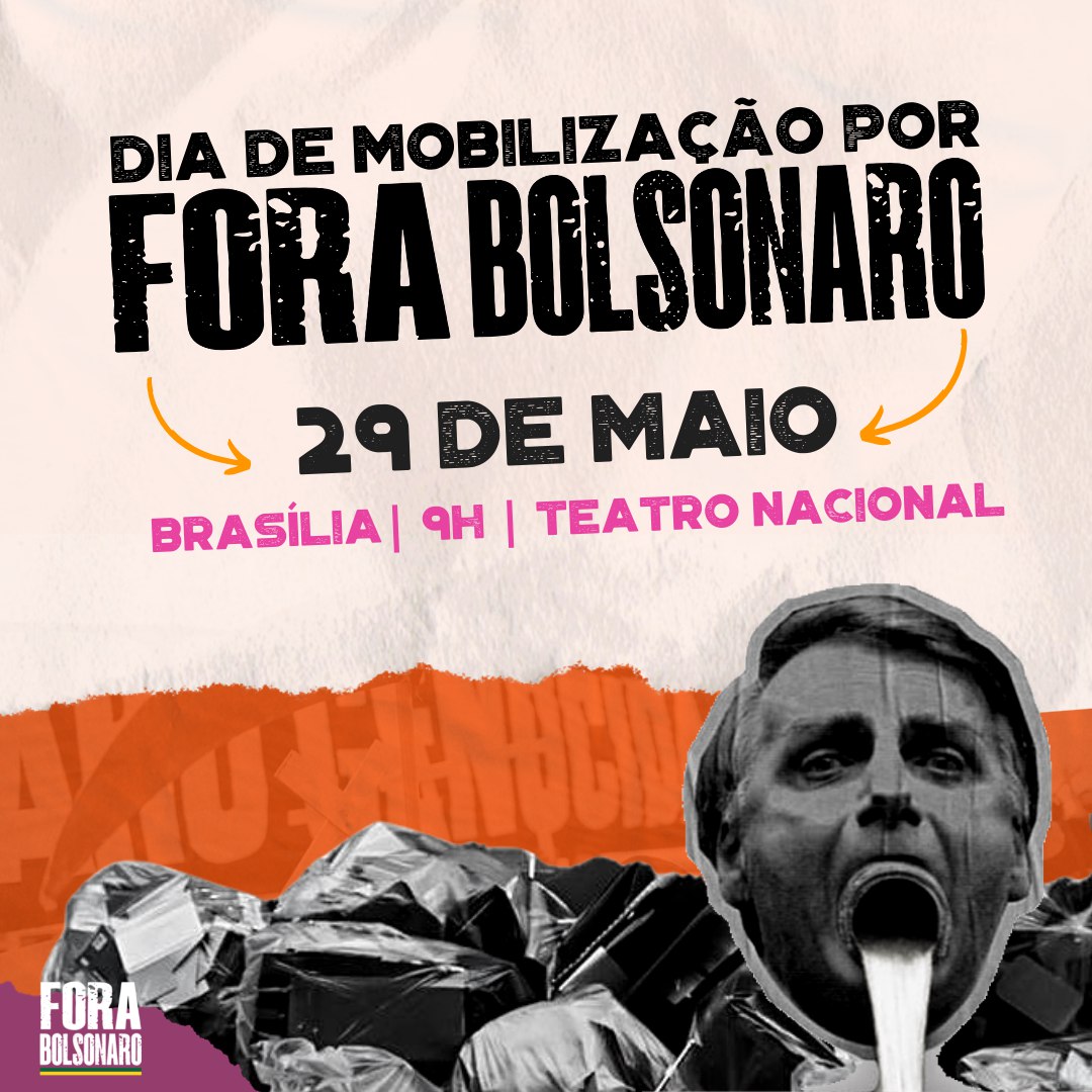 maxmacieldf's tweet image. Dia 29/05 tem Ato Nacional #ForaBolsonaro

No DF, concentração as 9h no Teatro Nacional..

Vamos? ✊🏾
#PovoSemMedo