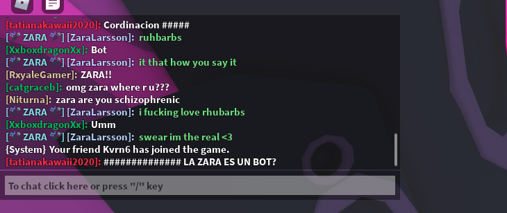 1ize Roblox On Twitter So Her Messages Go Public To The Entire Game Zaralarsson Just Said Fucking Without Any Tags What Roblox Roblox Zaralarsson Https T Co Eouh8svz1i - how to curse in roblox without tags 2021