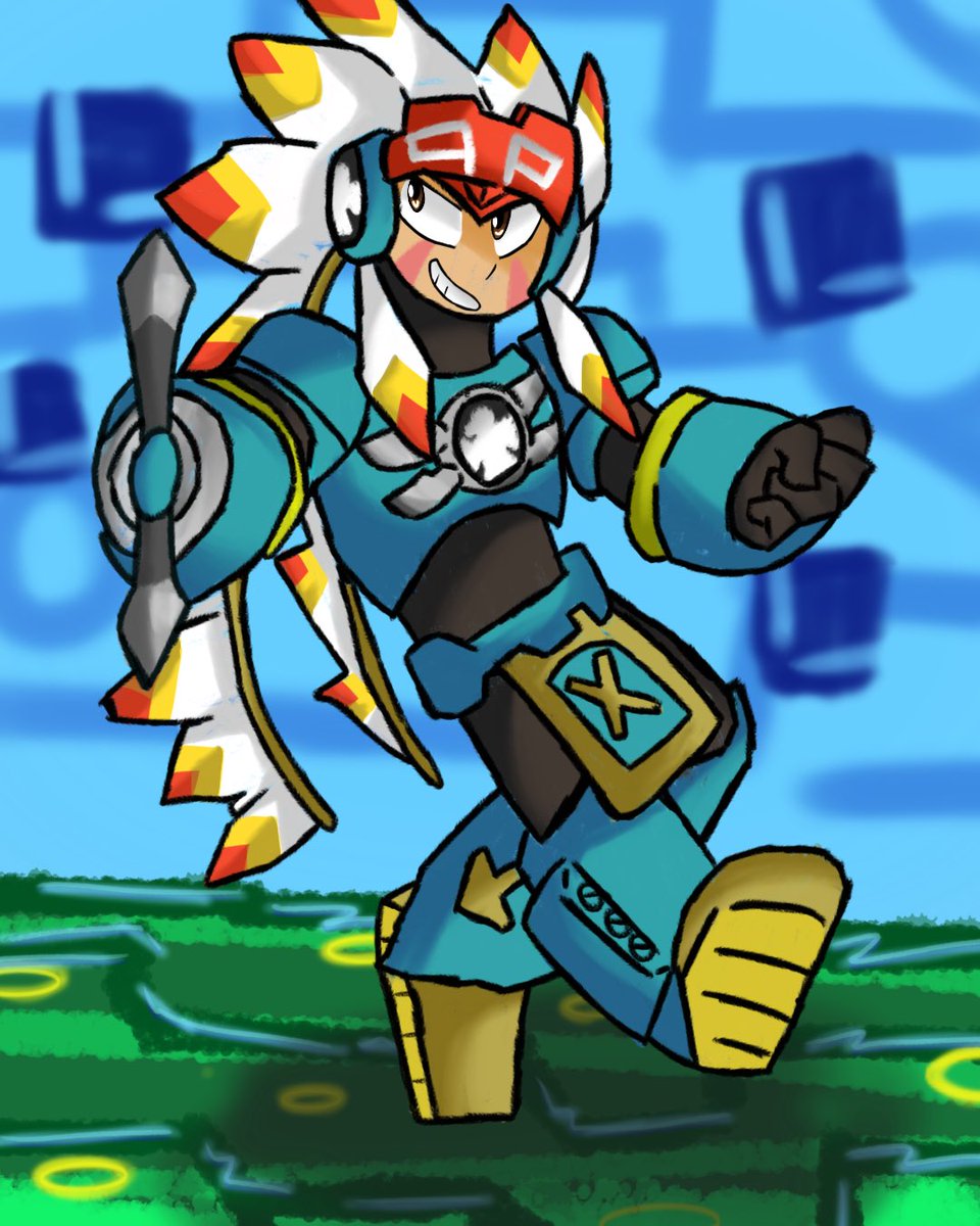 Flooz_Art's tweet photo. Doodle of Tomahawkman.Exe
#Megaman #rockman #megamanbattlenetwork #mmbn #Tomahawkman #digitalart #anime #fanart https://t.co/Hbd8ncMwNN