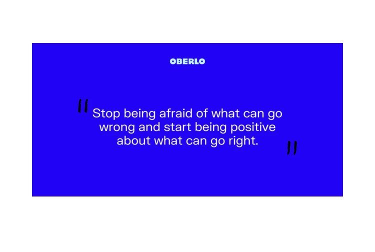 Great quote. Keep your confidence