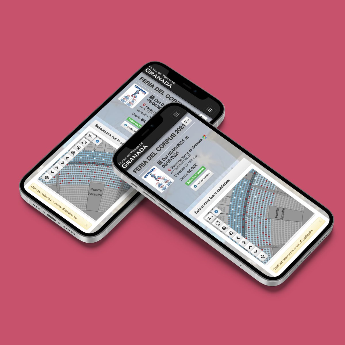 ¡Abonos disponibles online! 🤘 plazadetorosdegranada.es

Abonos: del 18 al 23 de mayo
Entradas sueltas: desde el 24 de mayo

Horario de taquillas: de 10:00 a 14:00 y de 17:00 a 21:00

#torosenGranada