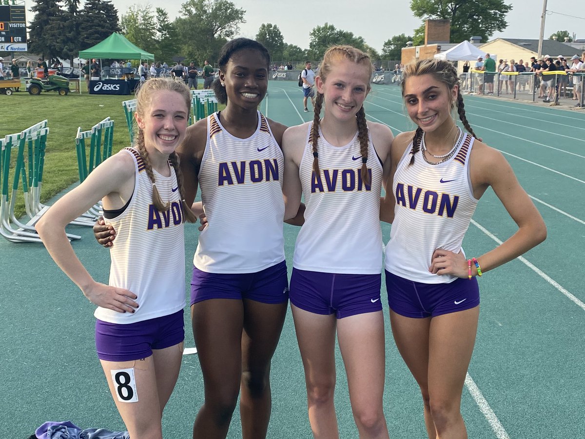 Girls 4x1 takes second and breaks school record in process. 49.76