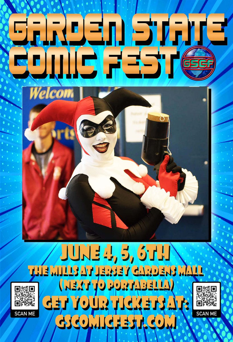 GARDEN STATE COMIC FEST: SUMMER EDITION 2021 is only 2 WEEKS AWAY!! Get your tickets today at: gardenstatecomicfest.com/setickets