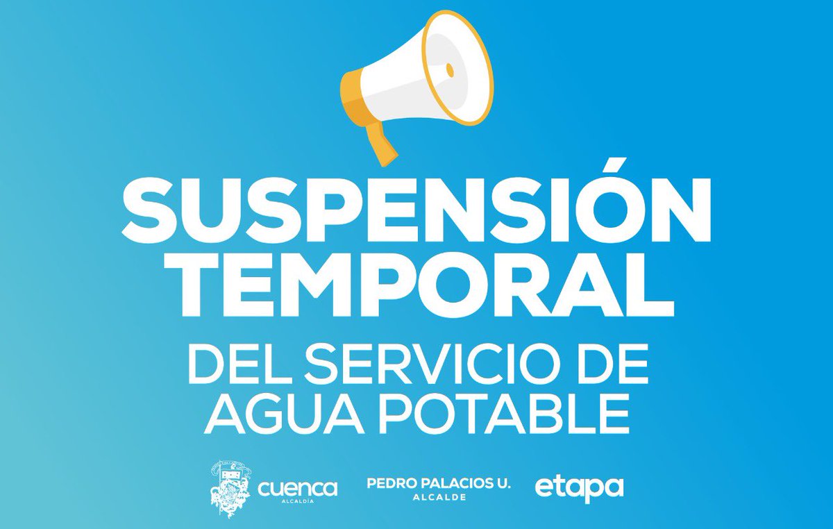 🗣💧 Por matriz de agua rota en #Paccha, sector #SanVicente, se cierra válvula por el mismo sector.
🕣Tiempo estimado: 3 horas 30
👷🏽‍♂️ El personal ya se encuentra trabajando.
Gracias por su comprensión 😊
