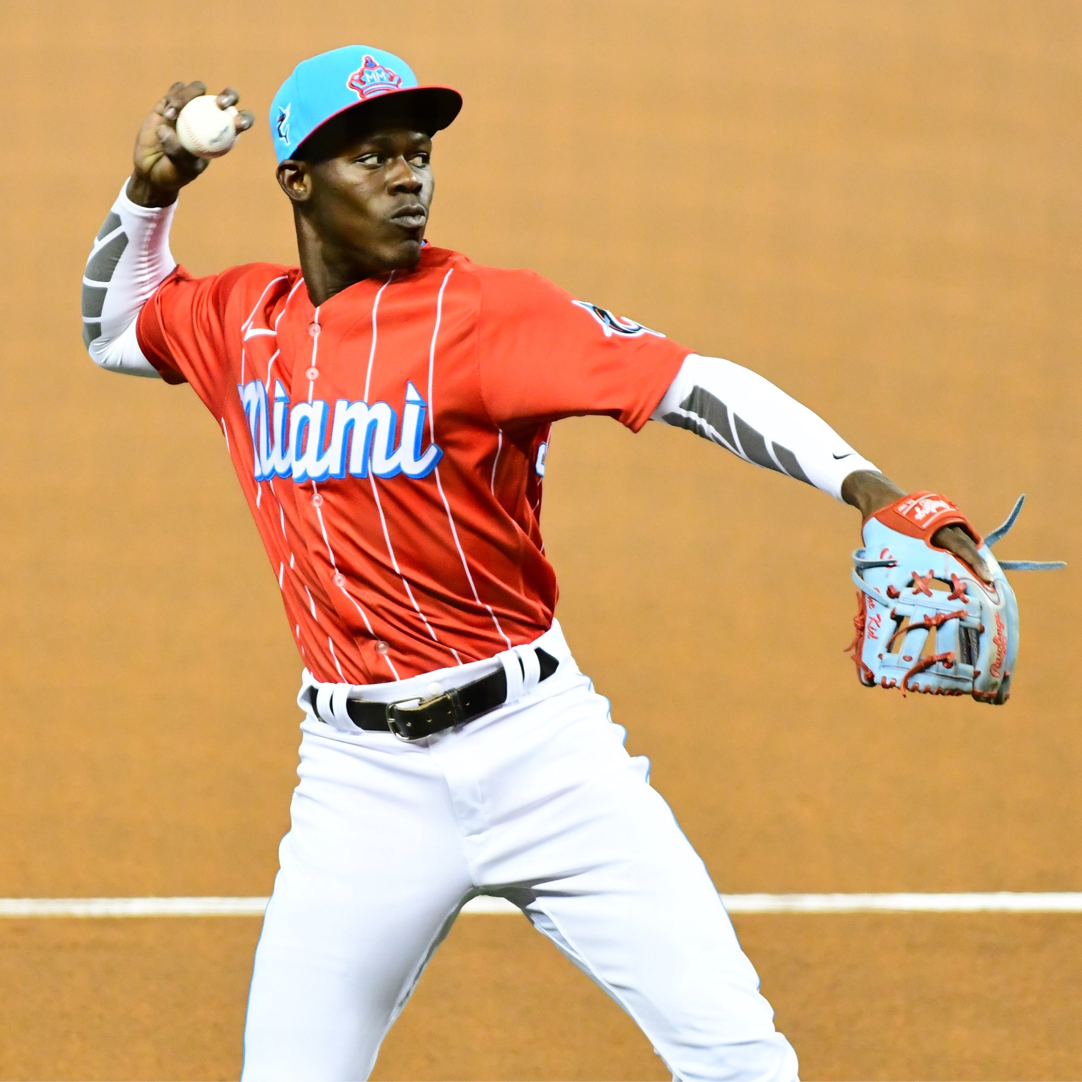 MLB on X: The @Marlins debuted their City Connect unis tonight