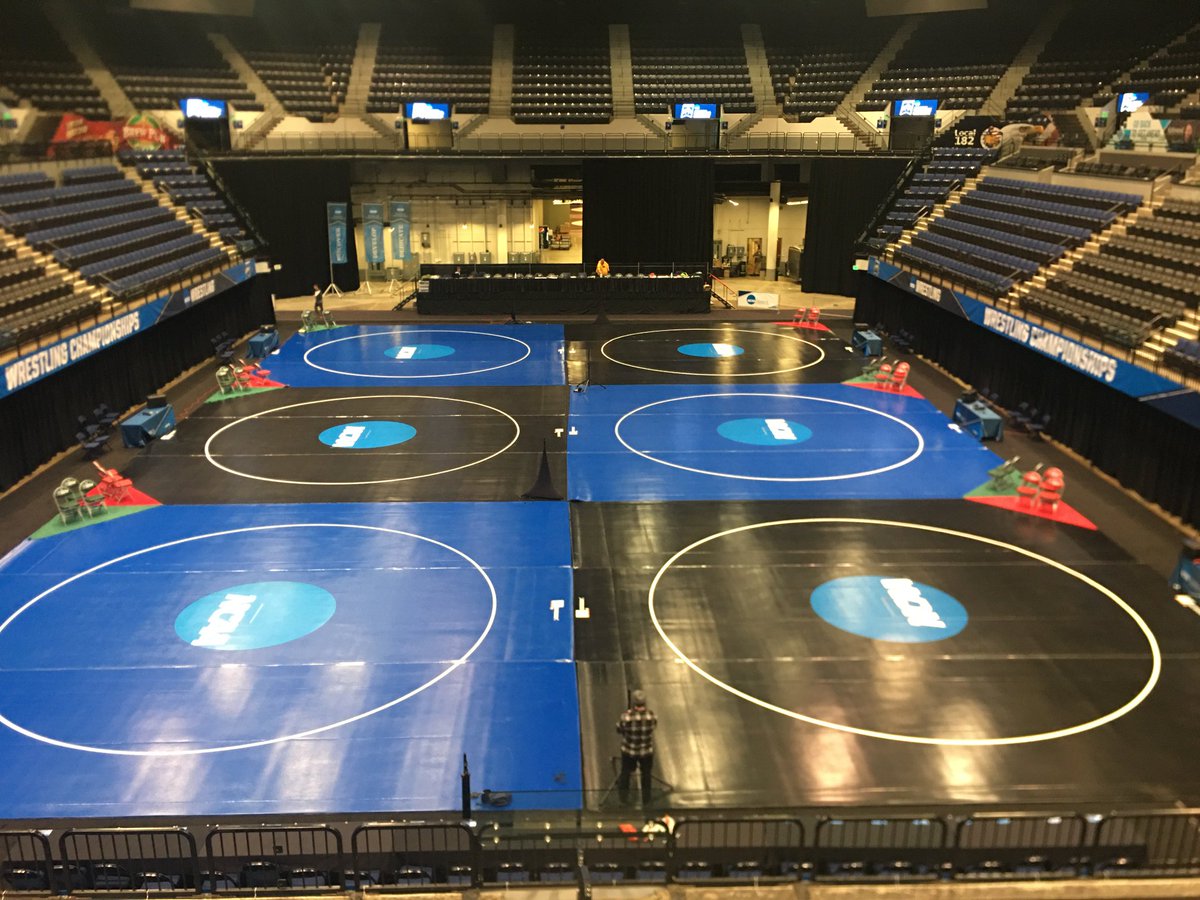 Doing some prep work for the 2022 NCAA DIII Wrestling Championship this weekend.....only 290 days left until the mats go down at the Alliant Energy Powerhouse Arena!!