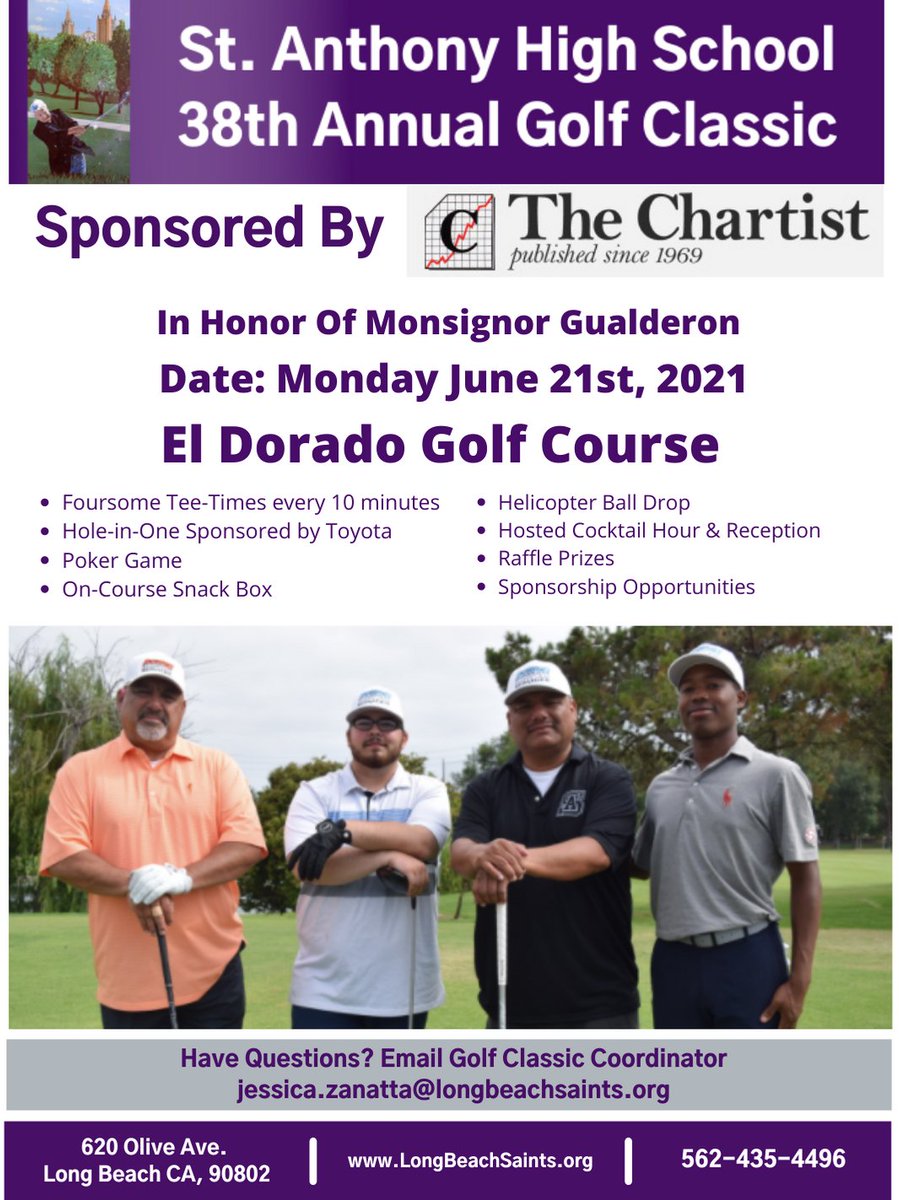 We are ONE MONTH away from our 38th Annual Golf Classic event! We are so excited to see all of you on the course! If you haven’t yet, register today to golf or attend the dinner: ow.ly/FmAo50ESAWt