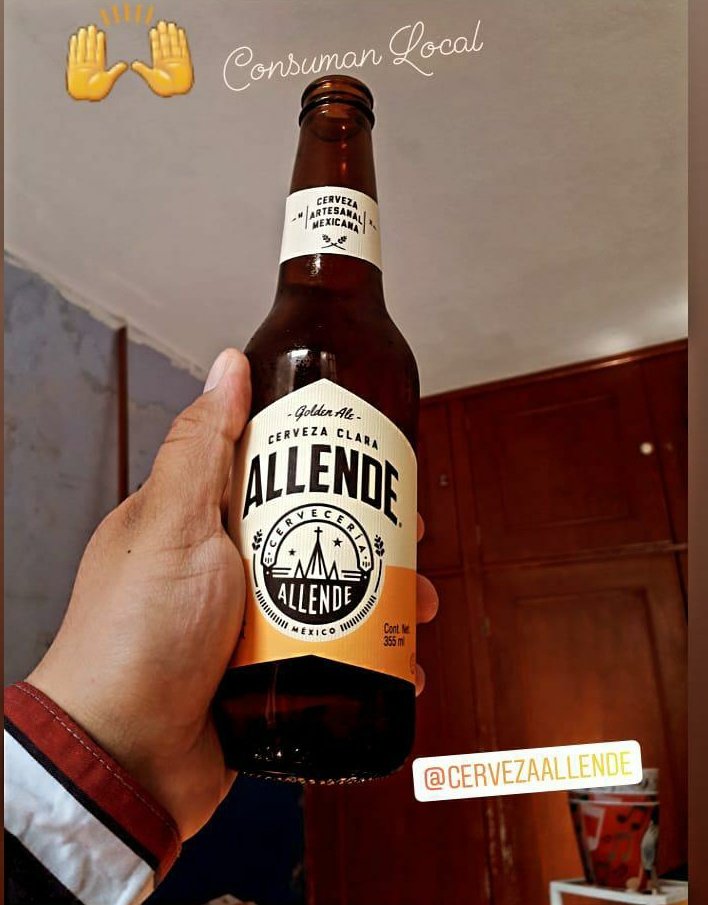 Ya es viernes.
<a href="/cervezaallende/">Cervecería Allende</a>