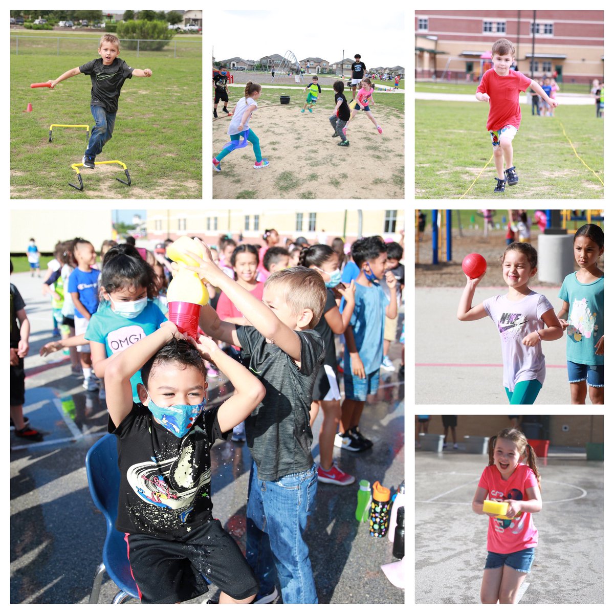 My kinder kiddos experiencing their first “Field Day” but remembering it as  “the BEST DAY EVER!”  #fielddayfriday <a href="/NISDKallison/">Kallison Elementary</a>
