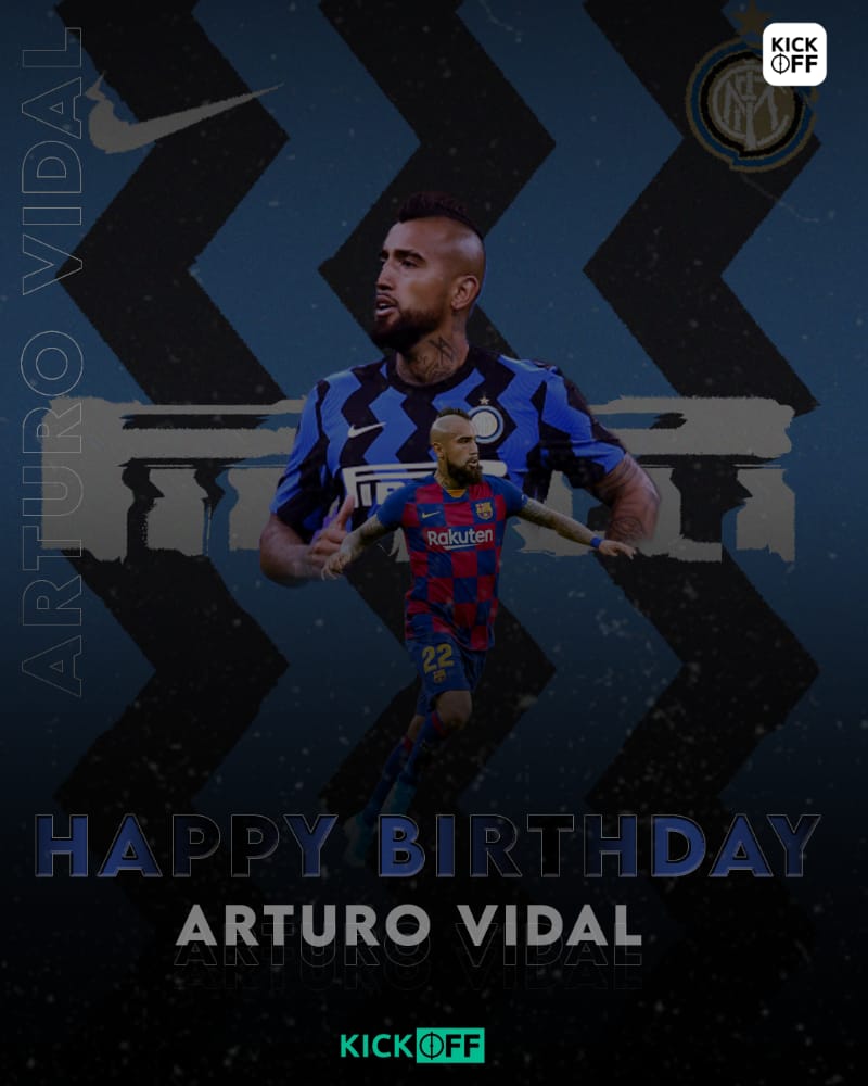 Wishing a very happy birthday to Inter Milan midfielder Arturo Vidal who turns 34 today!
.
.
.
*© KICKOFF* 