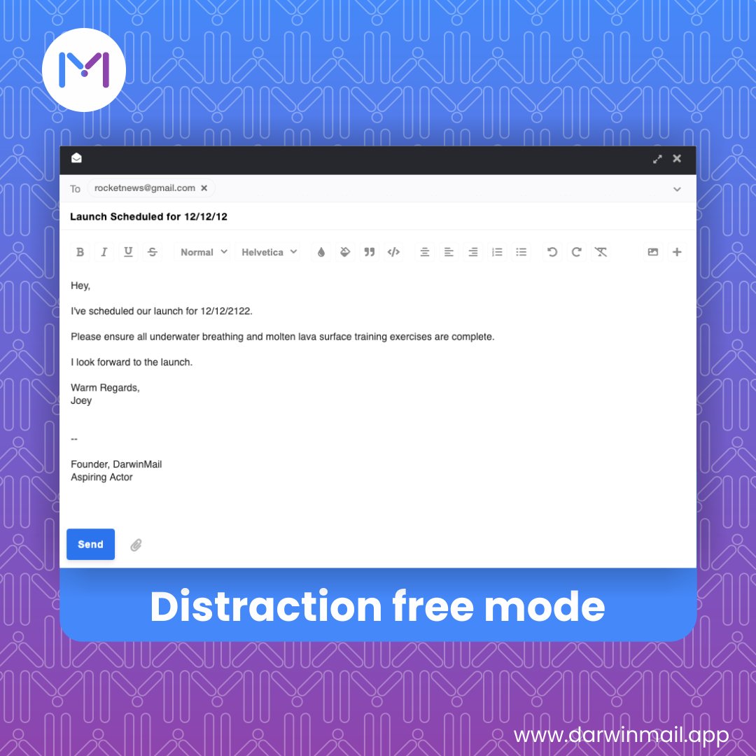 DarwinMail 💌 tweet media