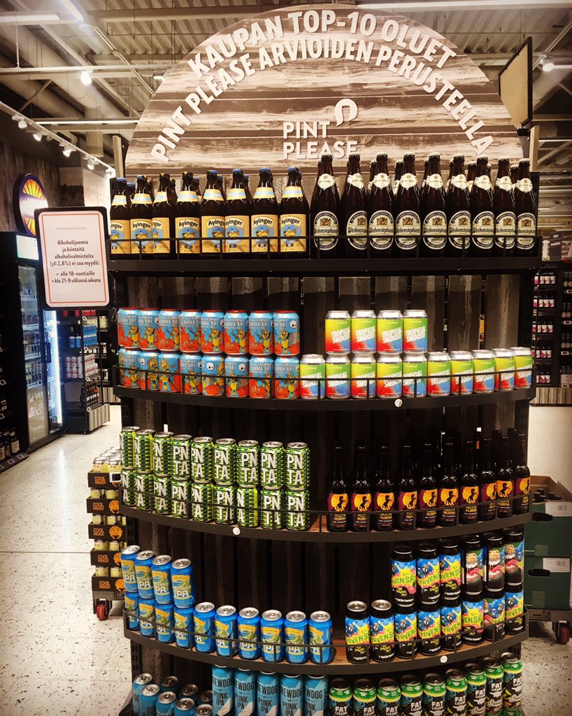 Pint Please shelf is out! We promote the beers that drinkers like based on millions beer reviews not beers marketers told you should like!  What store should have Pint Please top-10 beer shelf? #pintplease #beer #Marketing #retail