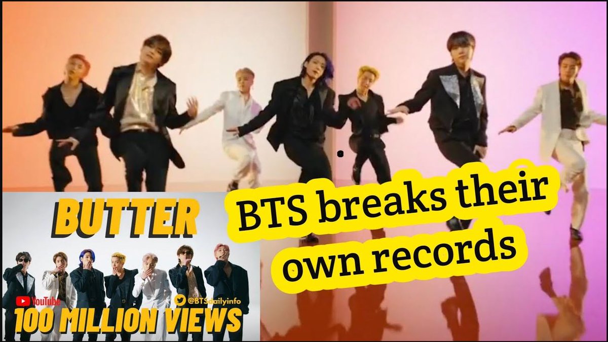 ren25jam's tweet photo. Watch how BTS 'Butter' breaks their own records🧈🧈🧈
https://t.co/4gtiHAR2Wi https://t.co/IIyfbglSUj