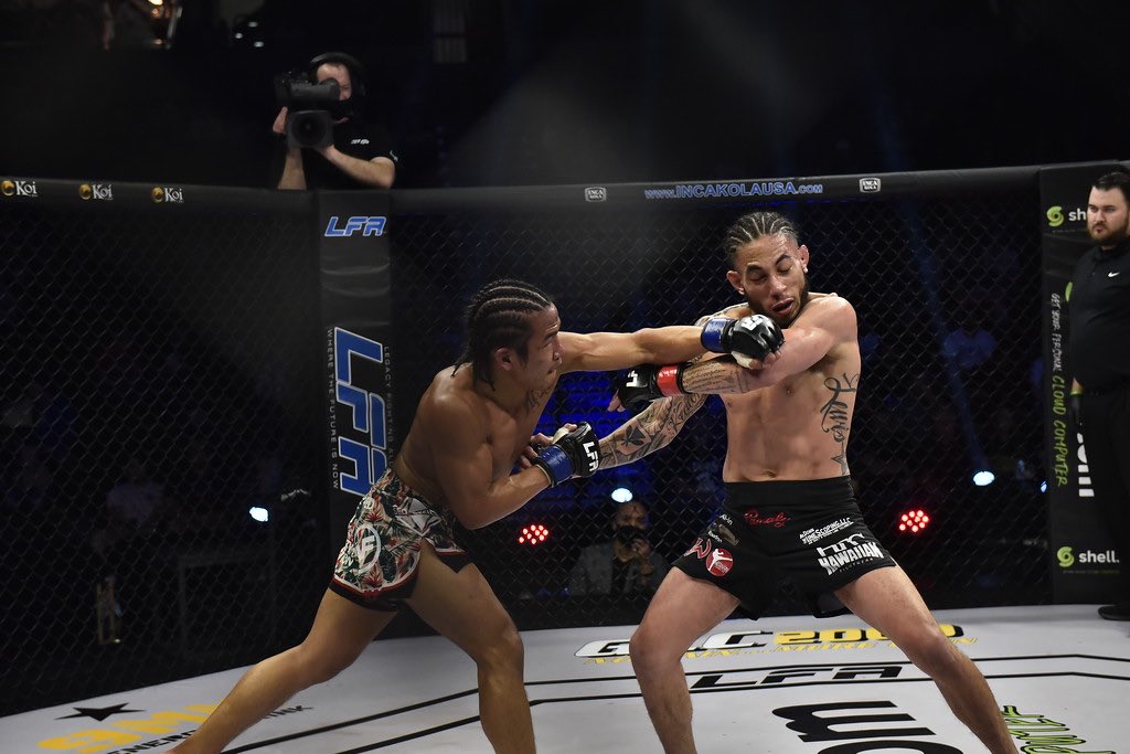 LFAfighting's tweet photo. #LFA108 Results: #MarkClimaco def. Rodney Kealohi via Unanimous Decision (30-27, 30-27, 29-28).
@ShellsDotCom
@Drink9mm
@KoiCBD
@TheDiceTeam
@GLCDirect2000
@SanfordPentagon
@UFCFightPass https://t.co/uiCly6eZHj
