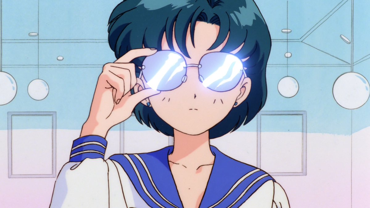 we were robbed of Ami having glasses in the 90s anime At least she had them...