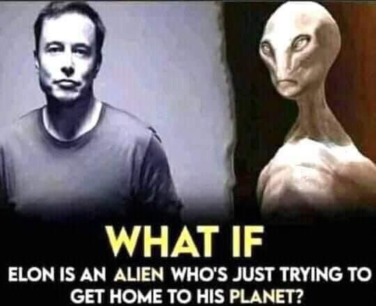 ben_51523's tweet photo. @elonmusk  E.Lon phone home 🖖 https://t.co/OmHhMr2SGq