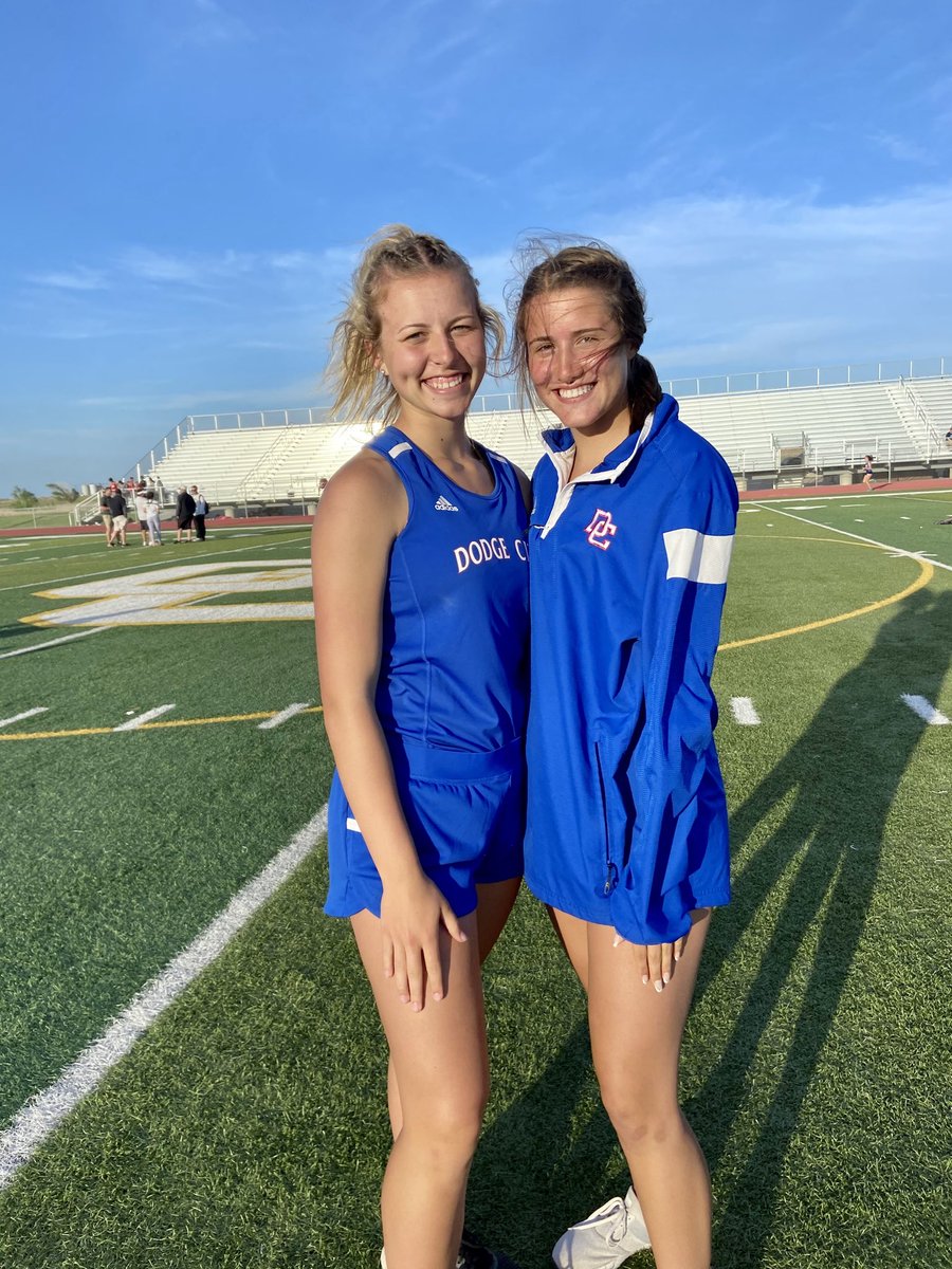 STATE BOUND shot putters! Gleason and Unruh 4th &amp; 2nd