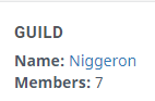 NecronSkyblock's tweet photo. .@FlexingChimps It has come to our attention that one of your RACIST members has created a parody guild with the N word. We take racism really seriously, and are in contact with Deadly to find out who did this. https://t.co/m6Q99CBJ4c