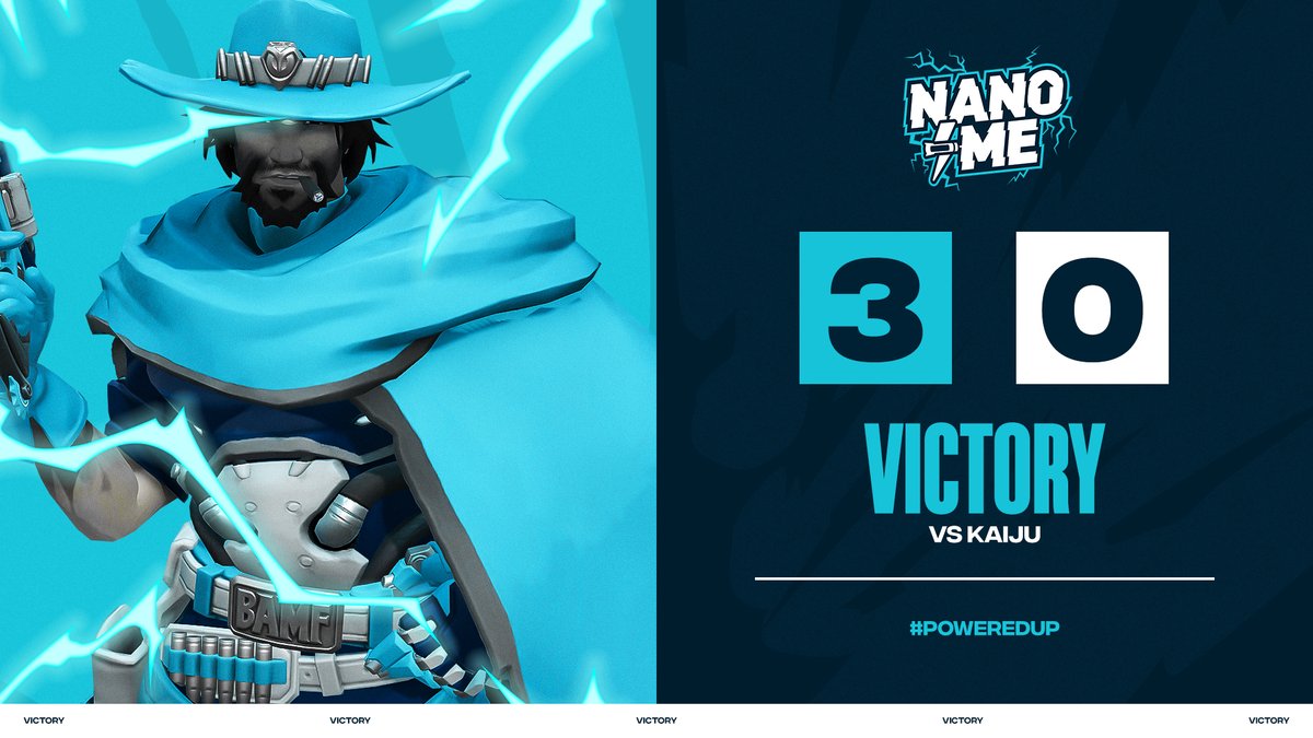 NanoMe_OW's tweet photo. We take a convincing 3-0 against @Kaiju_OW 

GGs all around, we'll be back on Sunday.
@EloHellEsports https://t.co/JT3fotI5Cl
